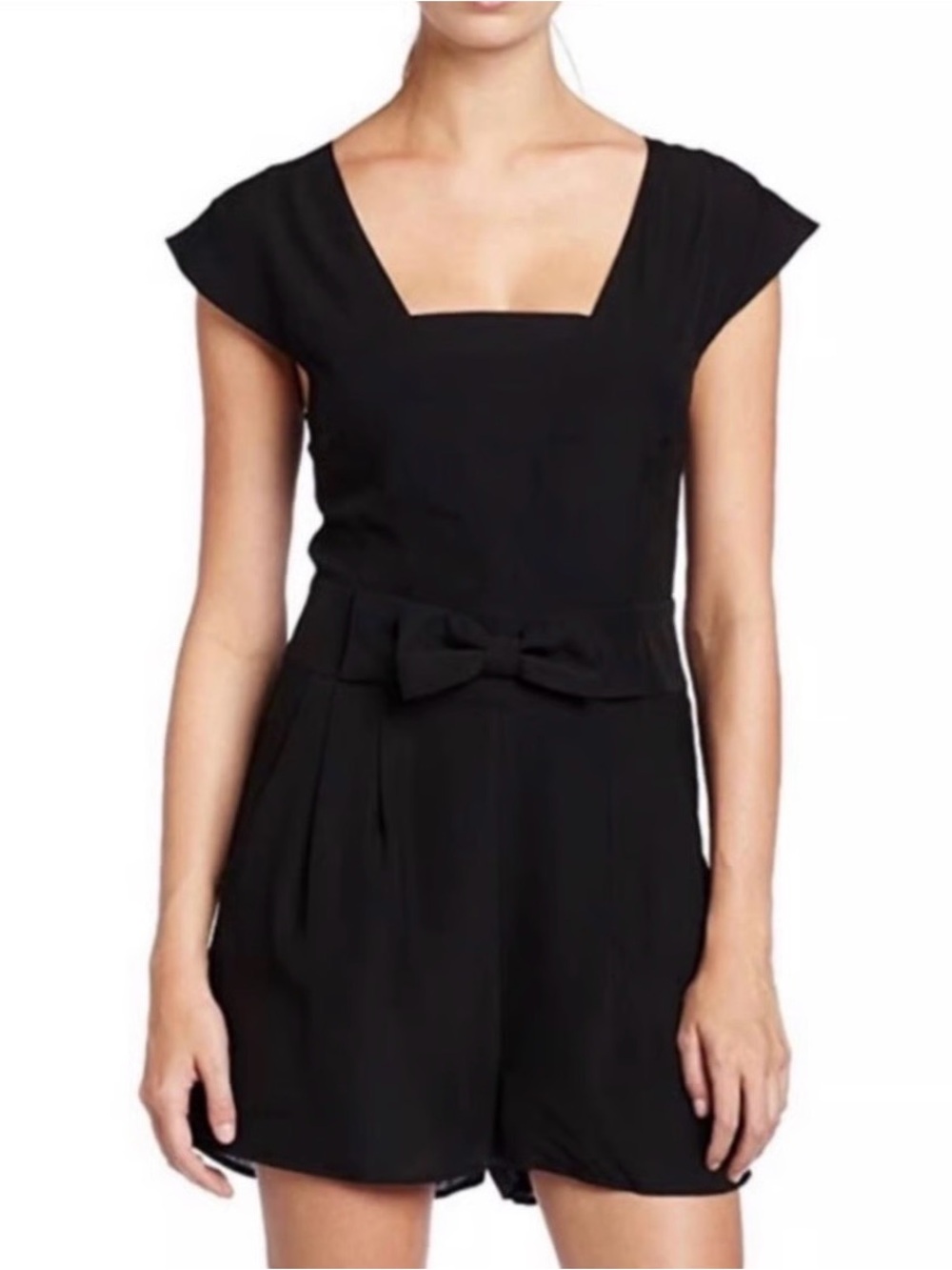 Ted Baker Grethun Black Bow Romper Size 2